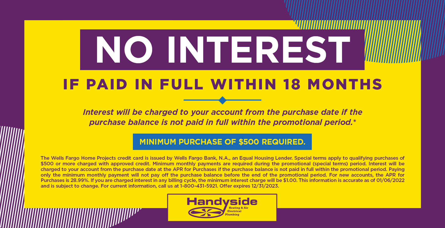 Handyside No Interest
