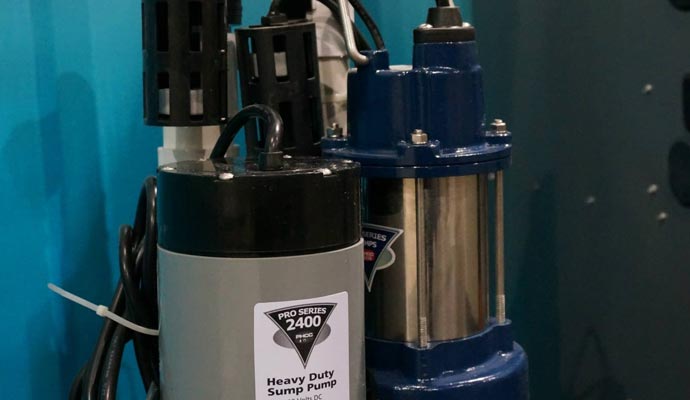 Heavy-duty sump pump system