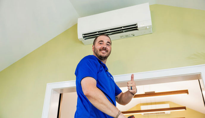 Professional AC installation