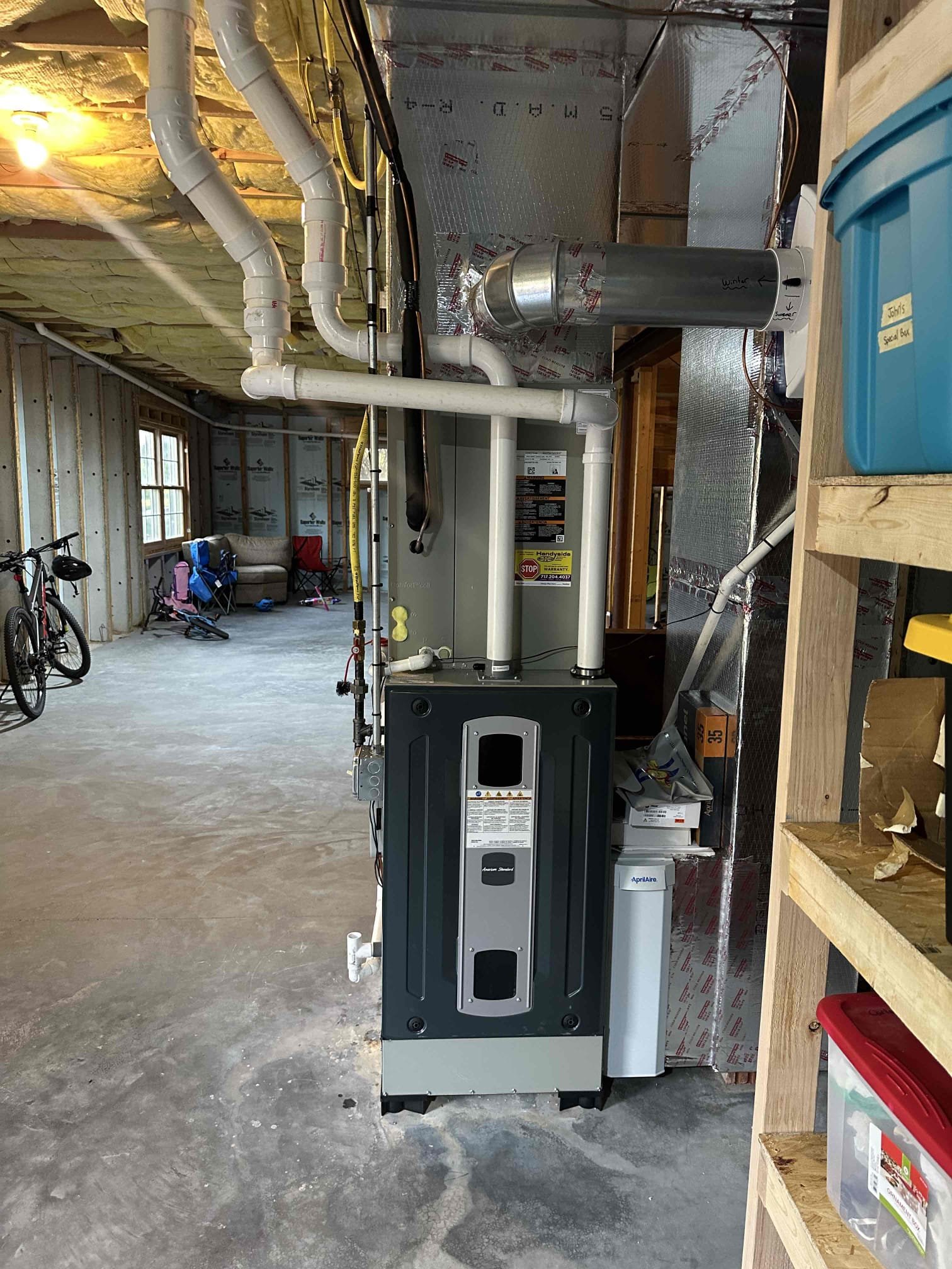 Mechanicsburg PA Gas Furnace Install