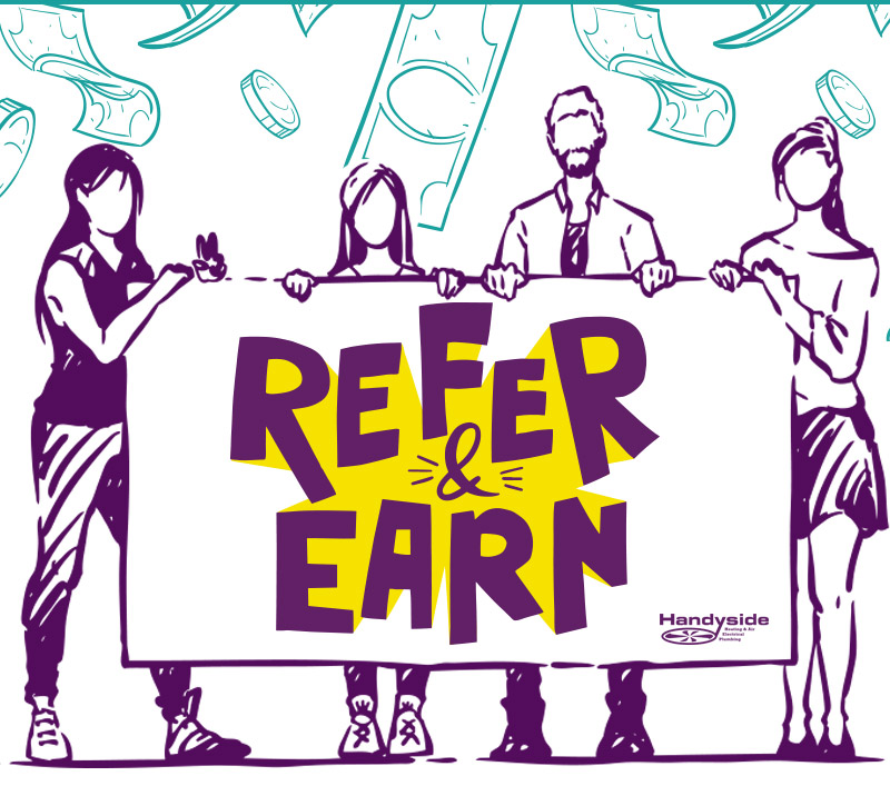 Handy refer and earn